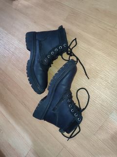 Black boots for women's korean fashion/ Goth