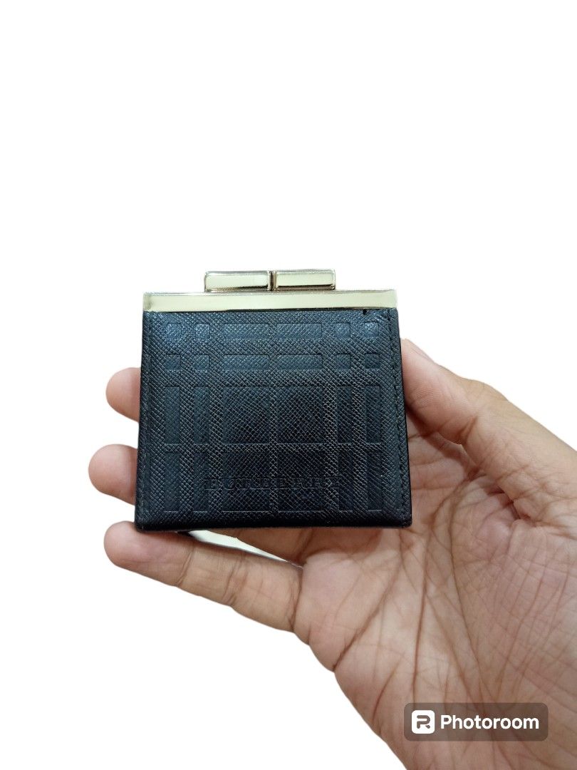 Burberry Leather Coin Case Women s Fashion Bags Wallets Wallets Card holders on Carousell