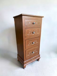 CHEST OF DRAWERS - SOLID TANGUILE  WOOD