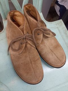 Clark Brown Suede Shoes