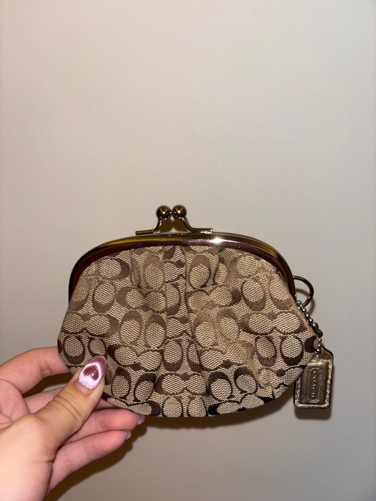 Vintage coach coin purse top