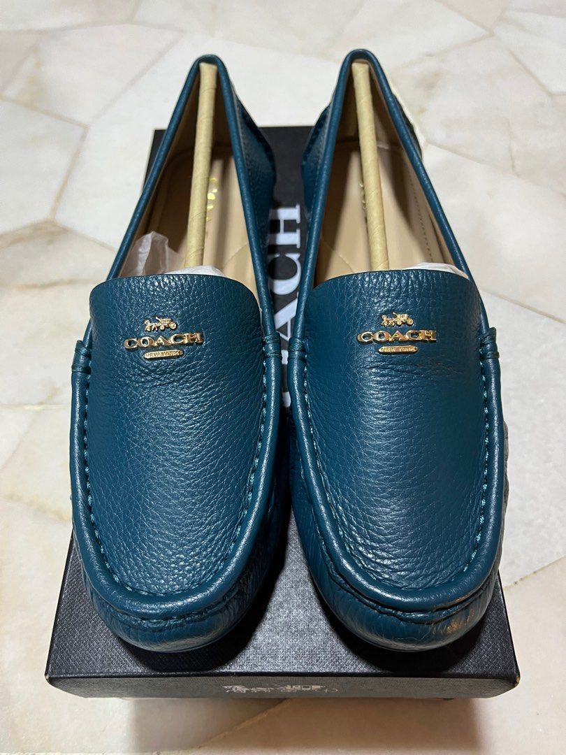 Coach blue flats on sale