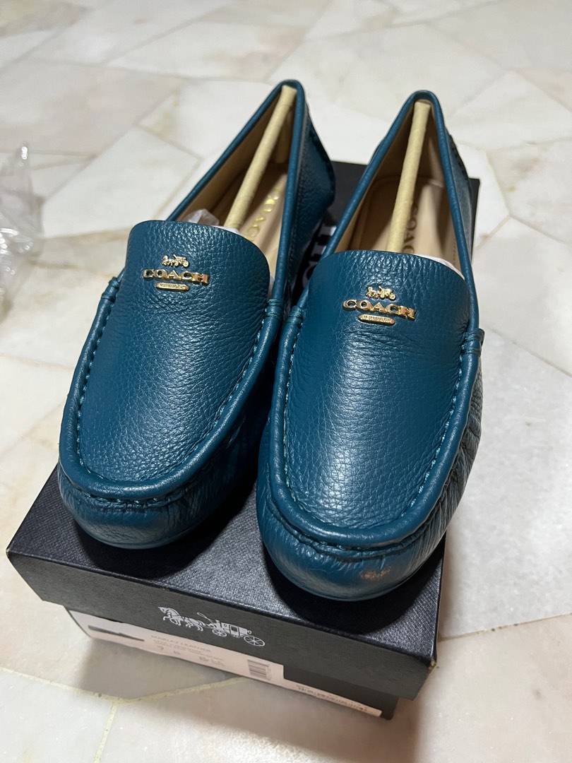 Blue coach loafers top