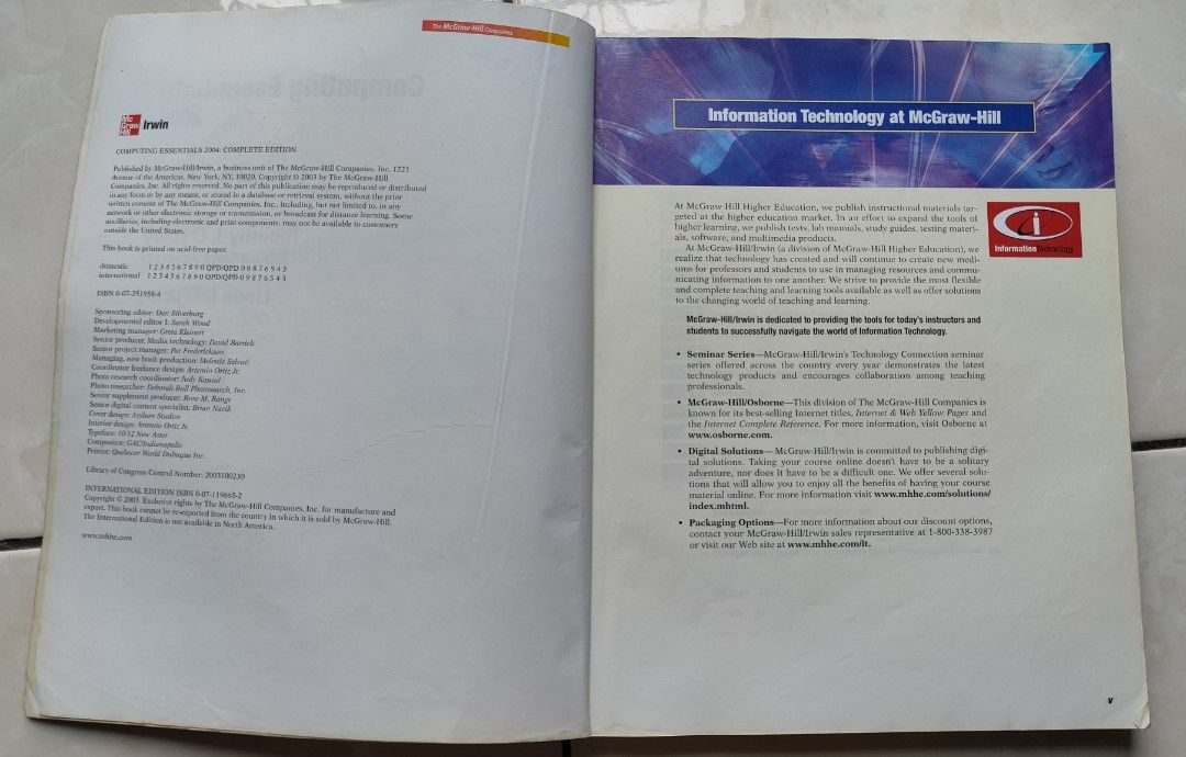 COMPUTING ESSENTIALS - O'Leary (Category: Textbooks) located in Puchong. Submitted by shamar90 (Listing ID 1298822050, Image 3). Description: COMPUTING ESSENTIALS (Timothy J O'Leary / Linda I O'Leary) 2003.