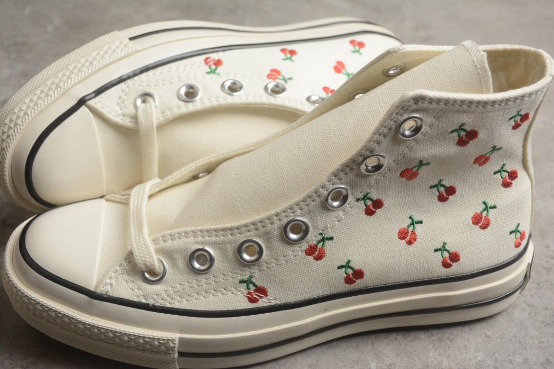 Converse Chuck 70 Hi Cherry Egret shoes Euro 35 40