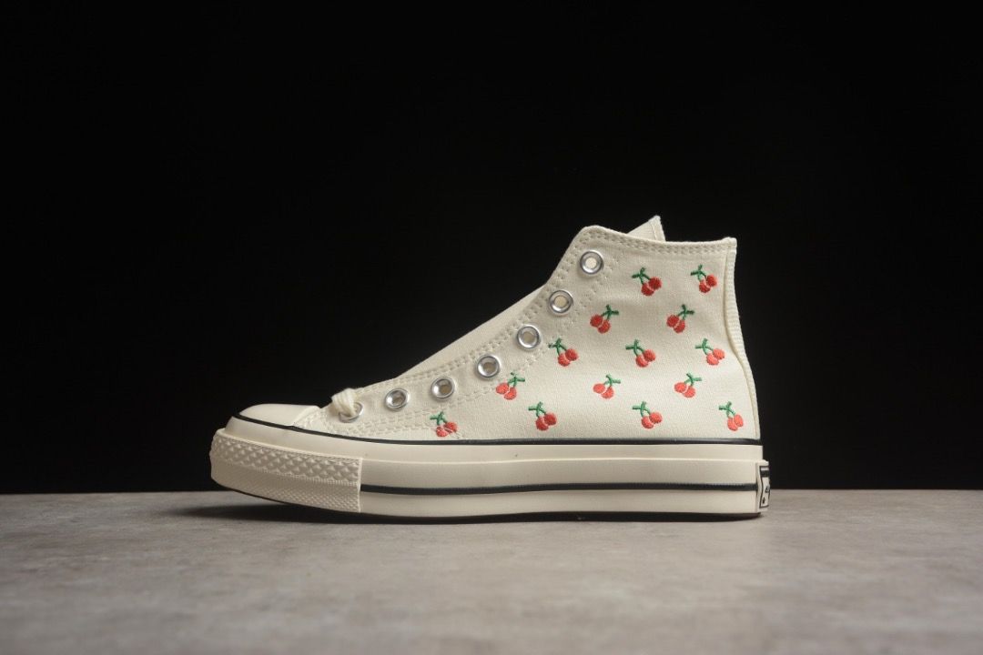 Converse Chuck 70 Hi Cherry Egret shoes Euro 35 40