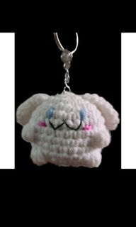 Crochet Sanrio Cinamonroll &Pompompurin keychain