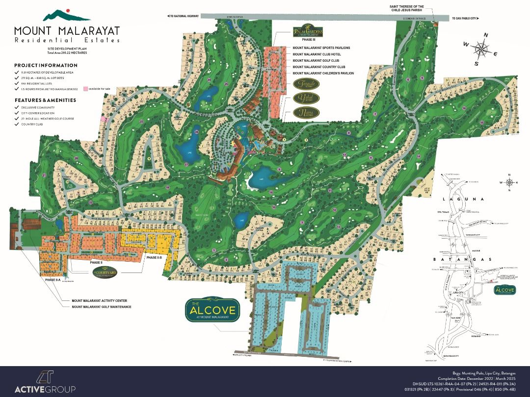 NEGOTIABLE 290 sqm residential corner lot in The Courtyard at Mount