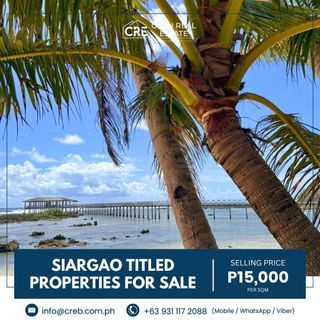 FOR SALE | Siargao Titled Properties