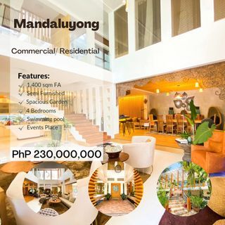 For Sale Expansive Modern Eclectic Home in the heart of Mandaluyong with 4 bedrooms, swimming pool and events place!