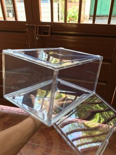 Front and Side Door Acrylic Shoe Box