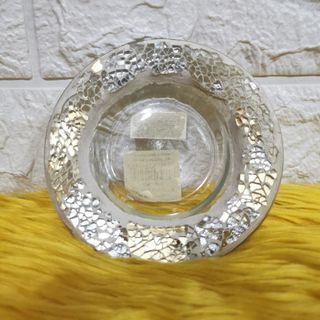 Gold and pearl small tray catch all plus free square crystal
