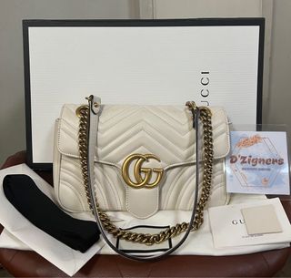 Gucci Small Marmont in Ivory