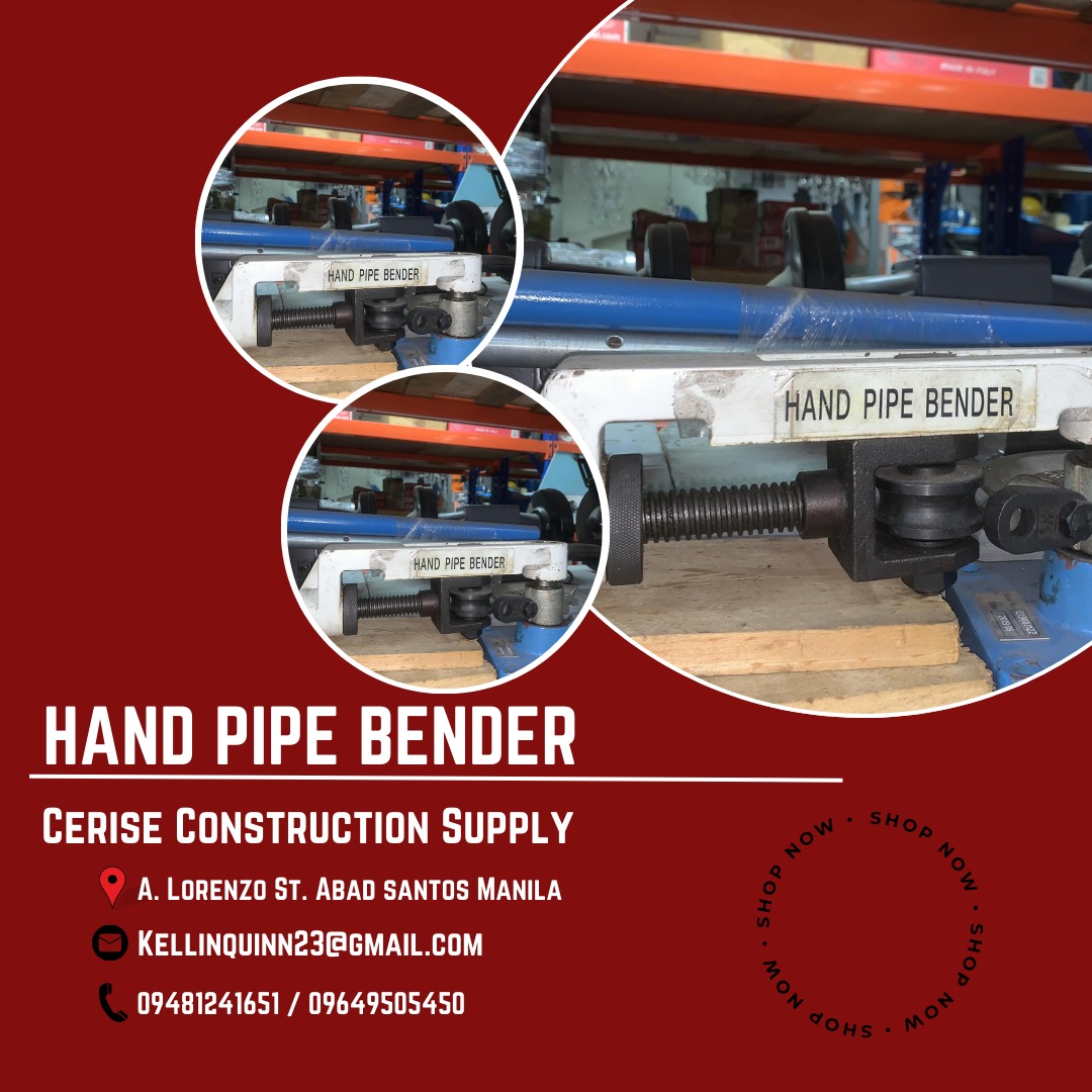 Hand Pipe Bender, Commercial & Industrial, Construction Tools ...