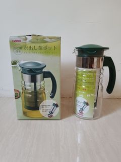 HARIO Mizudashi Brewing Tea Pot with Brewing Basket Tea Strainer 700ml | Made in japan