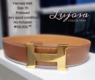 Hermes Belt size 70