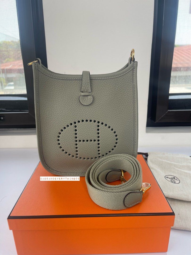 Hermes Mini Evelyne TPM (Category: Luxury Bags & Wallets) located in Las Pinas. Submitted by bagsandeverything_02 (Listing ID 1298901119, Image 1). Description: Brand new, store fresh 100% authentic Comes complete.