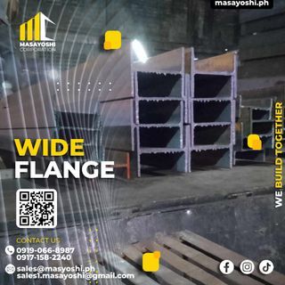 I BEAM, WIDE FLANGE 18 X 7 1/2 71# 12MTRS, Ibeam, Angle Bar, Cyclone Wire, Hoist, Plywood, Round Bar, Construction Supply,,