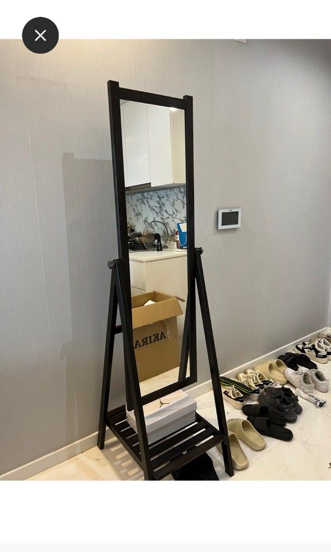 IKEA ISFJORDEN Standing Mirror, Furniture & Home Living, Home Decor
