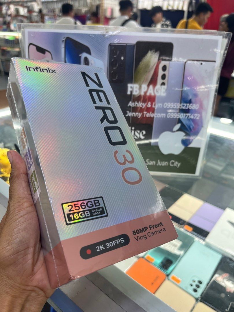 Infinix Zero 30 256gb 16g ram (Category: Android Others) located in San Juan City. Submitted by AshleyandLynGeneralmerchandise (Listing ID 1298878689, Image 1). Description: We accept trade in Credit card / Home Credit Shipping Meet ups / Delivery Fb page: Ashley & Lyn.