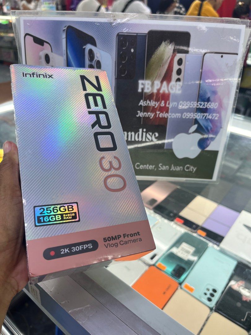 Infinix Zero 30 256gb 16g ram (Category: Android Others) located in San Juan City. Submitted by AshleyandLynGeneralmerchandise (Listing ID 1298878689, Image 3). Description: We accept trade in Credit card / Home Credit Shipping Meet ups / Delivery Fb page: Ashley & Lyn.
