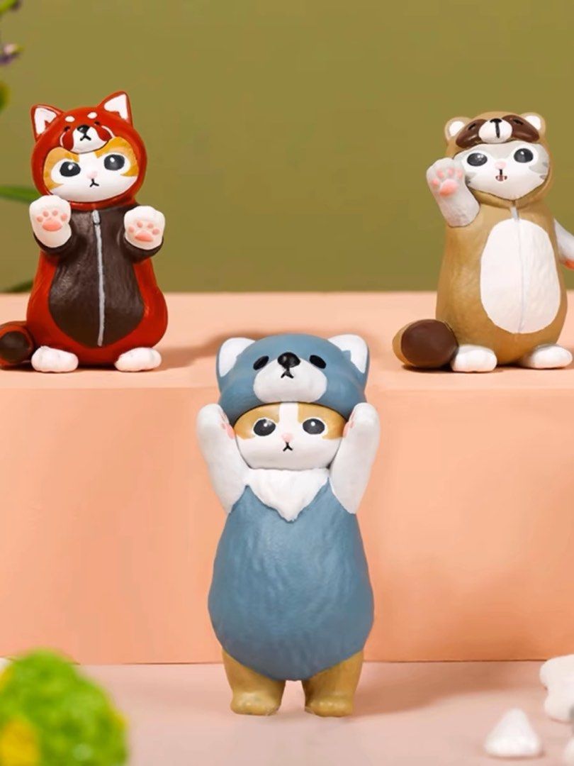 miniso×mofusand 確認用 MINISO x Mofusand: Fluffy Party Series Flocked Collectible