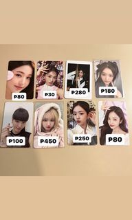IVE photocards (Wonyoung, Yujin, Leeseo, Liz)