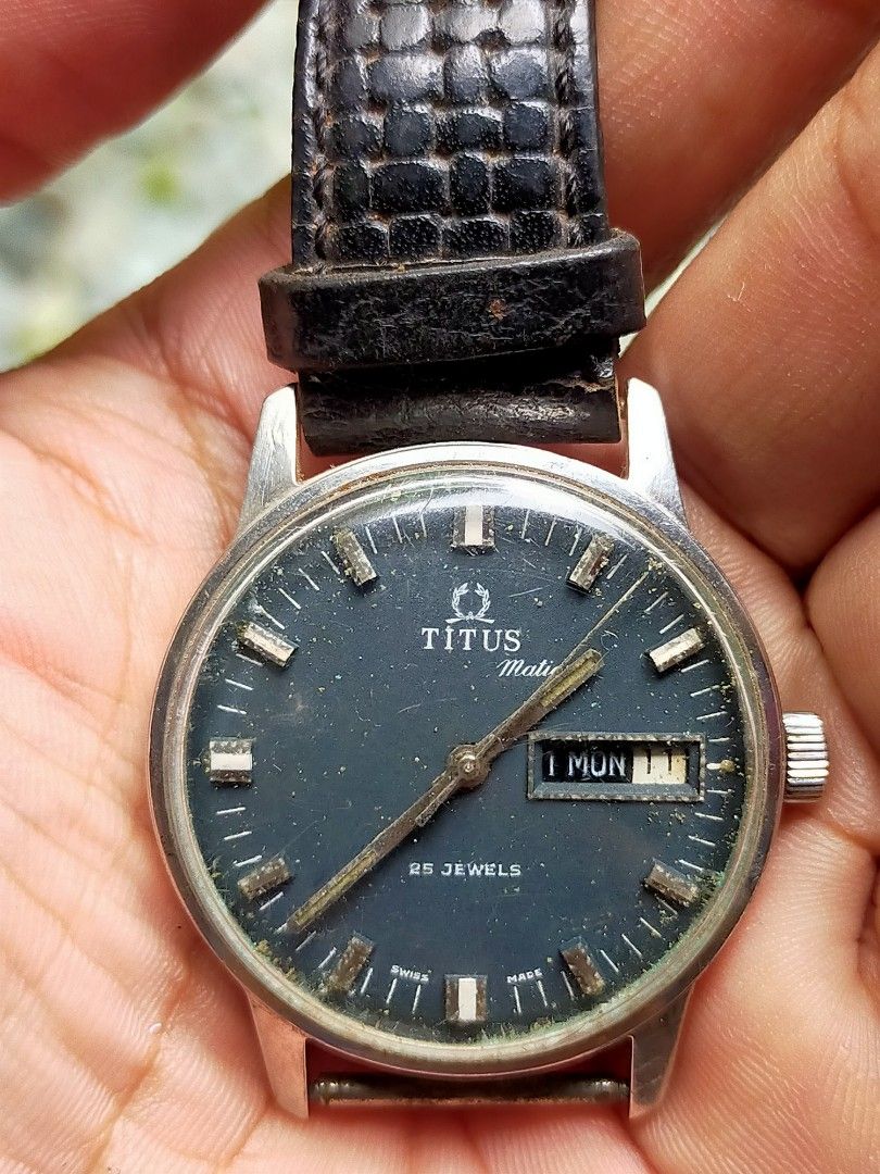 Jam Tangan Solvil Et Titus Matic Geneve 25 Jewels Swiss Made Fesyen Pria Jam Tangan di Carousell