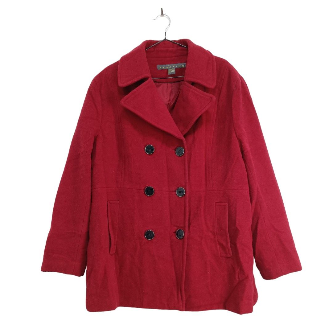 Kenneth Cole Reaction Red Coat Women s Fashion Coats Jackets and Outerwear on Carousell