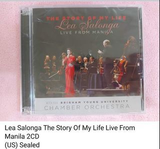 Lea Salonga The Story Of My Life Live From Manila 2CD (sealed)