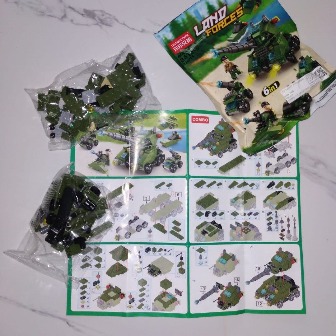 Lego Compatible Brick Building Sets 6 in 1 Combo 136 147 pcs per set Hobbies Toys Toys Games on Carousell