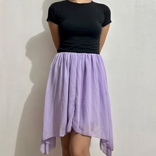 Coquette Lilac Fairy Tiered Skirt