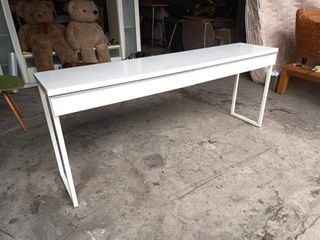 Long Console Table L71 x W16 x H29.5 Duco Finish Heavy In good condition