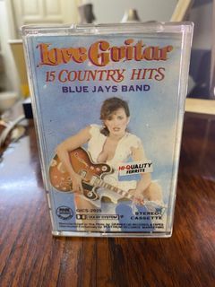 Love Guitar 15 Country Hits - Blue Jays Band - Philippines Original Music Cassette Tape - Used