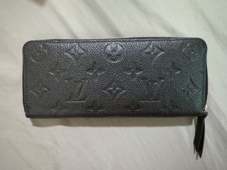 LV clemence wallet in empriente leather