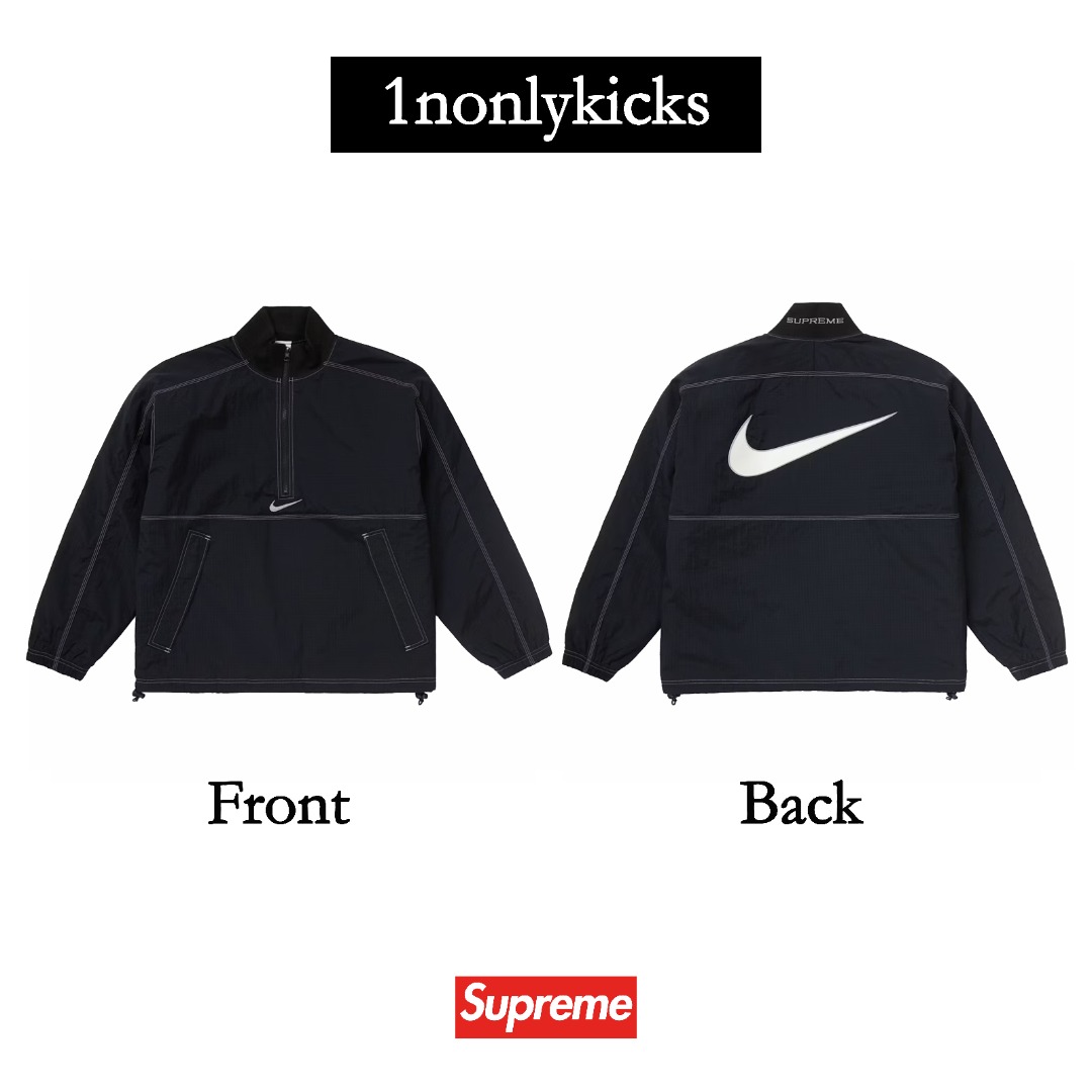 M Size] SUPREME NIKE RIPSTOP PULLOVER, Men's Fashion, Coats 