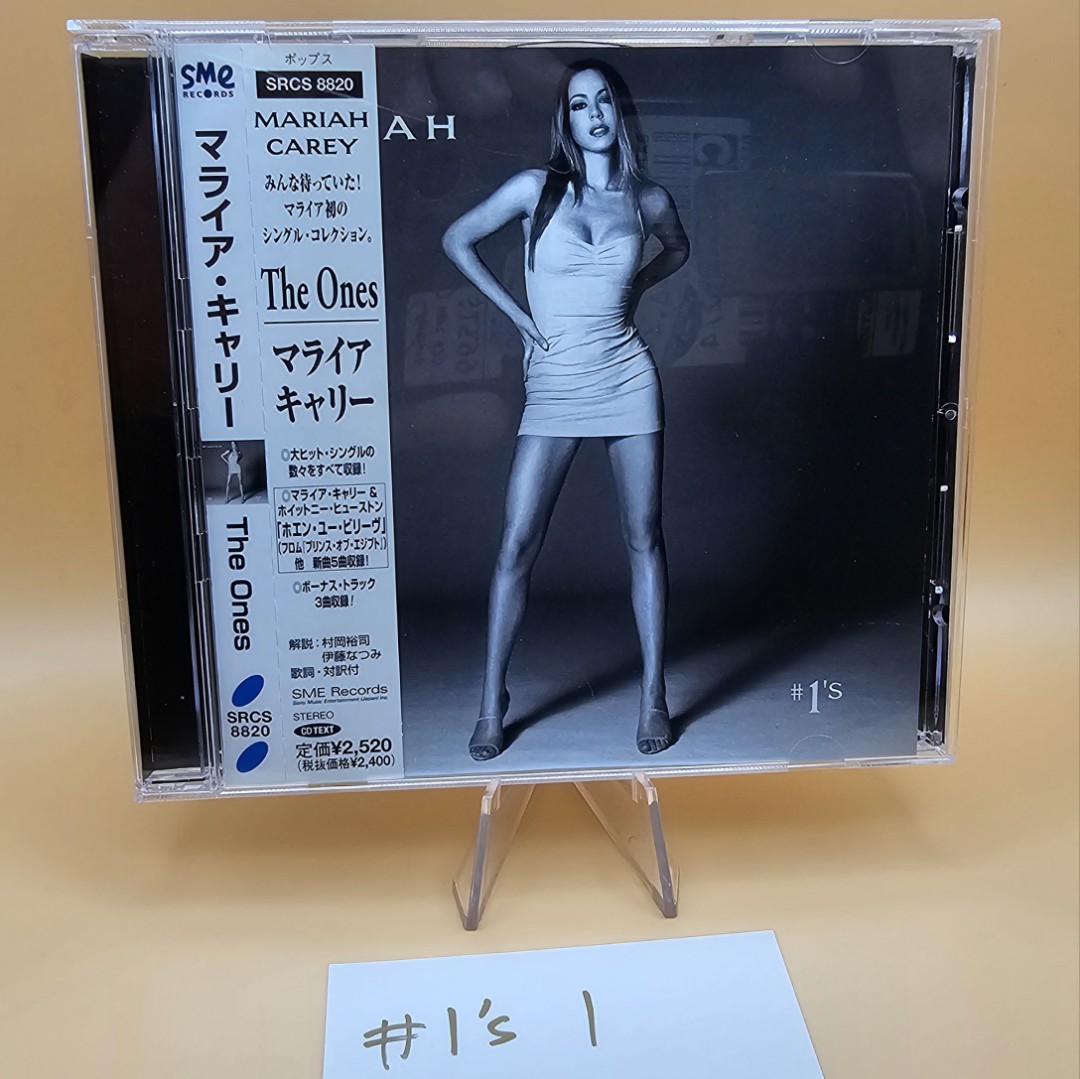 Mariah Carey #1's CD (JAPAN) with OBI and Personalized Note 