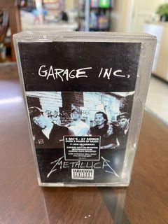 METALLICA - GARAGE INC. - Philippines Original Music Album Cassette Tape - VG