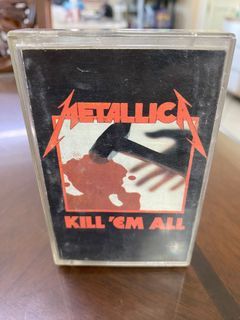 METALLICA - KILL ‘EM ALL - Philippines Original Music Album Cassette Tape - Used