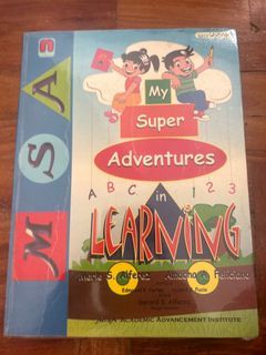 MSA my super adventures learning book