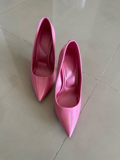 Neon pink Barbie Aldo heels