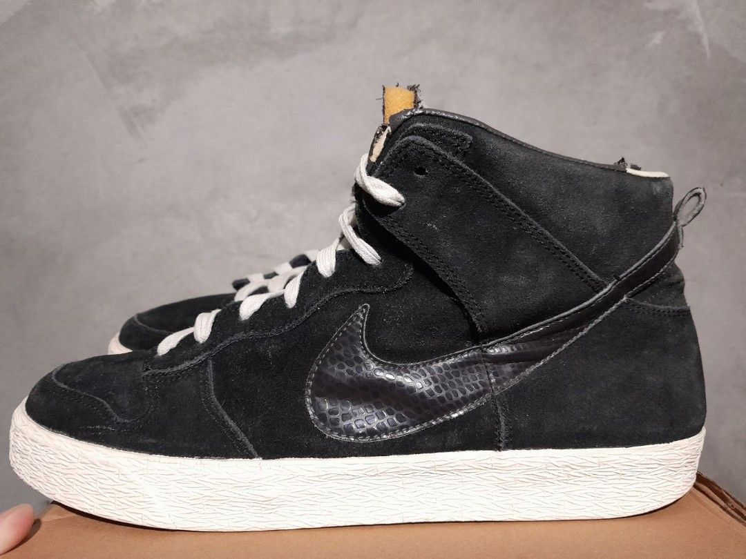 Nike Dunk High AC Vintage Sneakers Black, Men's Fashion, Footwear ...