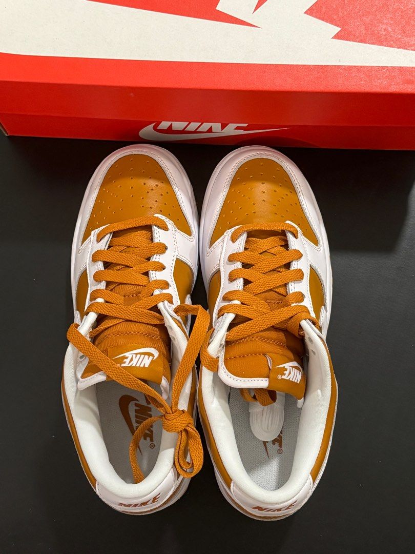 Nike DUNK LOW DARK CURRY Women s Fashion Footwear Sneakers on Carousell