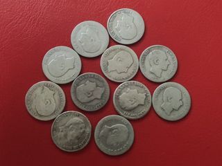 Philippines | 10 Centimos Alfonso XII Silver Coins (11 pcs)