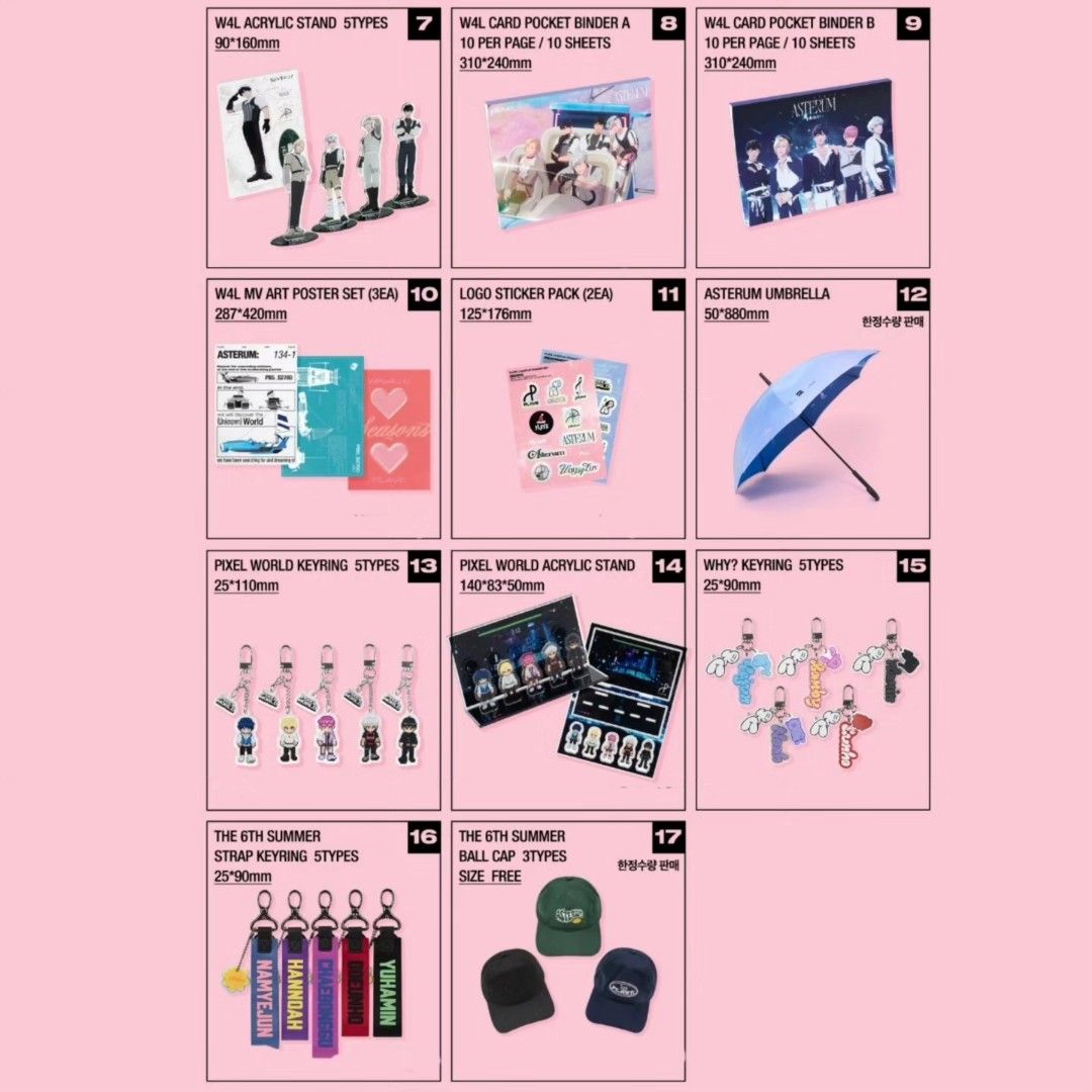 PLAVE - WAY 4 LUV & HELLO, ASTERUM! OFFICIAL MD, Hobbies & Toys