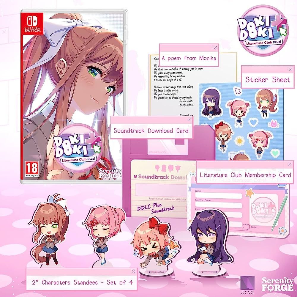 Physical Edition Ddlc Switch Physical Physical Edition Doki Doki
