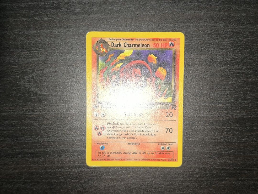 Pokemon Dark Charmeleon 32/82 1st Edition, Hobbies & Toys, Toys & Games on  Carousell