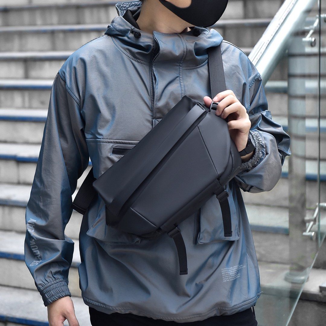 Popularly Street Trend Oxford Chest Bag Men s Fashion Bags Sling Bags on Carousell