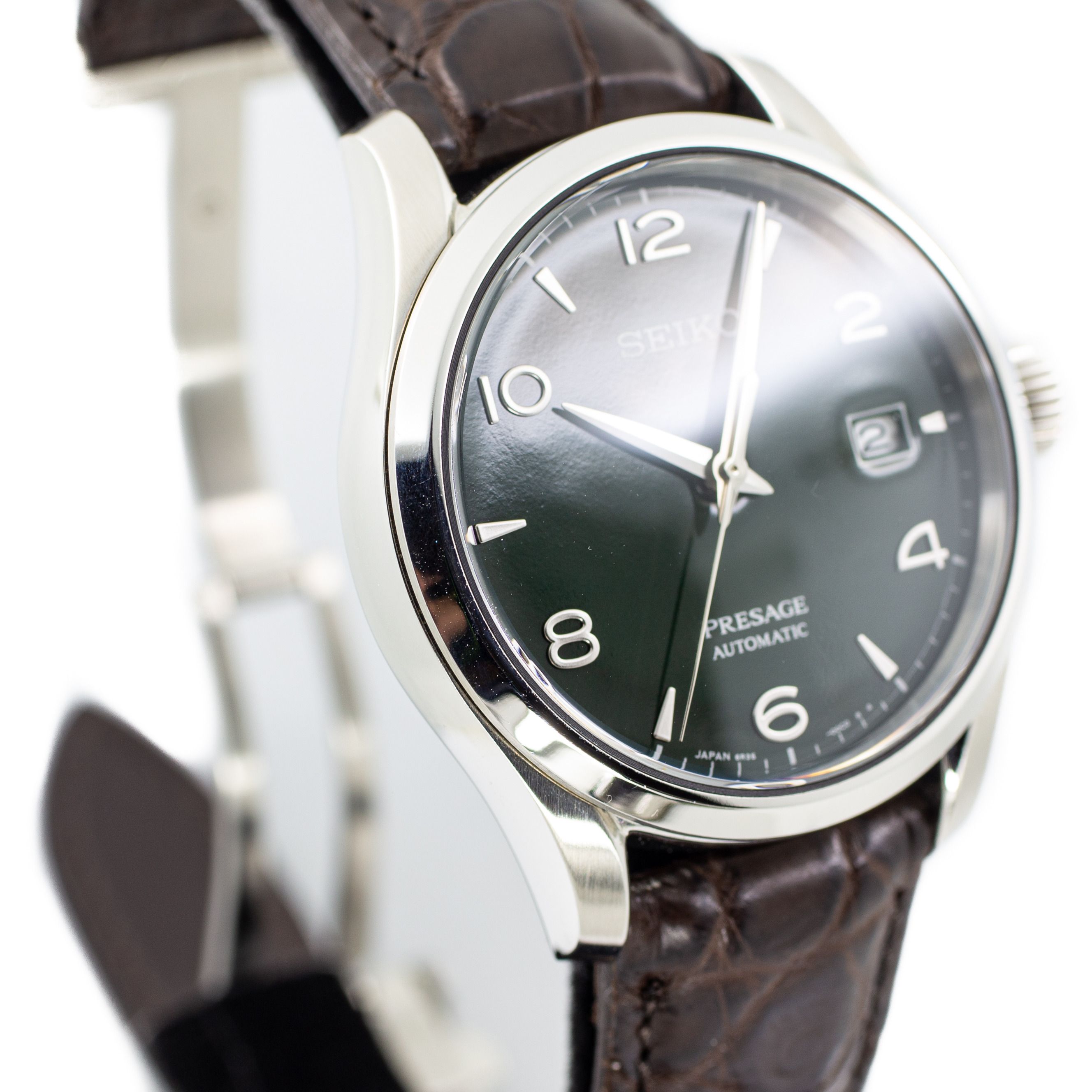 seiko presage green enamel limited edition