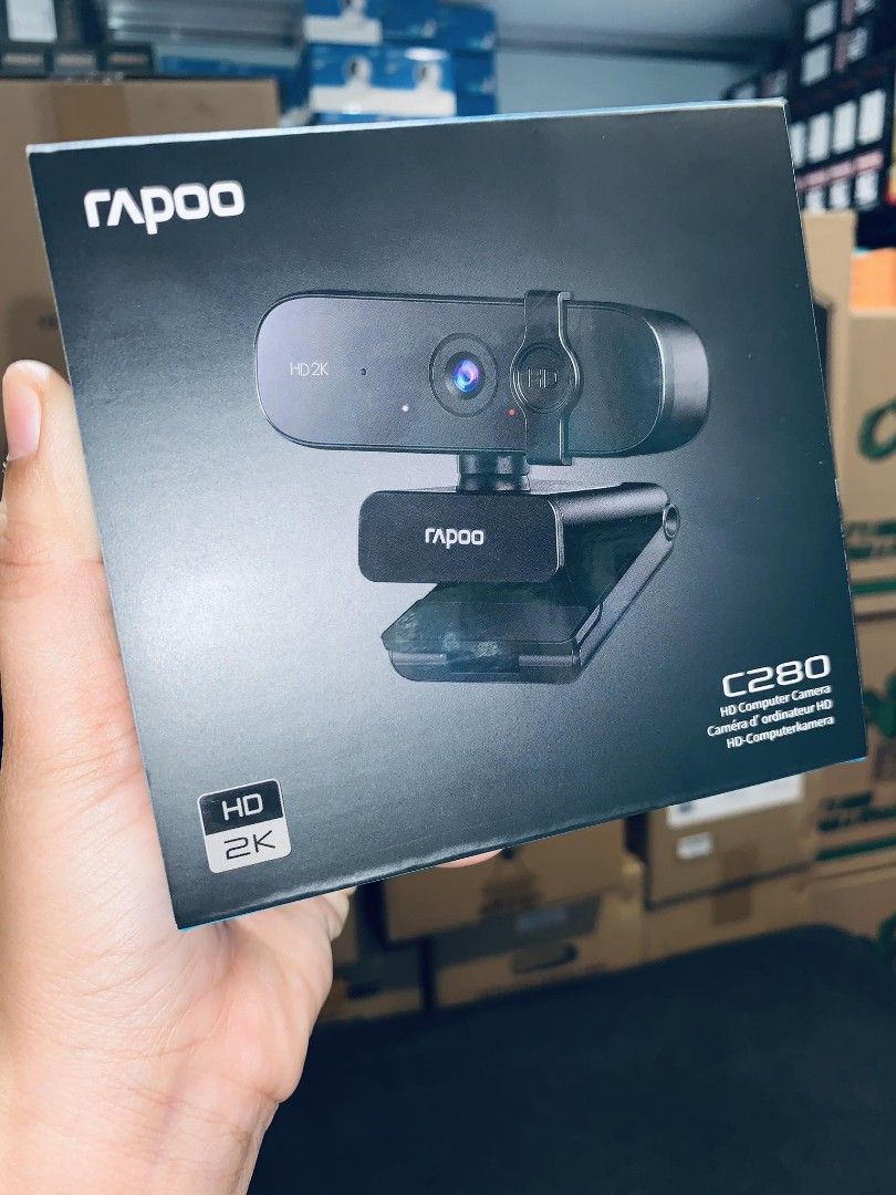 Rapoo C280 2K 1440P Full HD Webcam USB (Category: Webcams) located in Makati City. Submitted by techubstoreandaccessories (Listing ID 1298884591, Image 2). Description: Rapoo C280 2K 1440P Full HD Webcam USB Ready for Pick Up / Delivery ‼️ 📌 DETAILS: ✅Actual Picture Posted. ✅BRAND NEW & ORIGINAL. ✅7 Days Replacement for Factory Defects and 1year Warranty. (Terms and conditions apply) --------------------------------------- PAYMENTS/DELIVERIES 💸